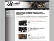 Tablet Screenshot of barrelplatingservice.com